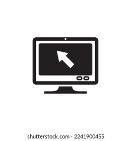 monitor icon , desktop icon vector