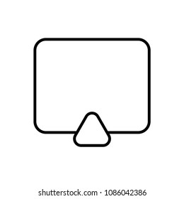 Monitor icon. Device symbol modern, simple, vector, icon for website design, mobile app, ui. Vector Illustration