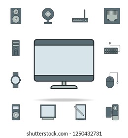 monitor icon. Devices icons universal set for web and mobile