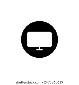 Monitor icon. Display icon. Desktop icon