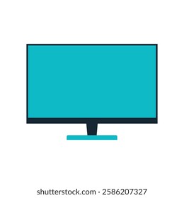 monitor icon, display screen, computer monitor symbol