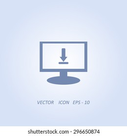 Monitor with icon Download