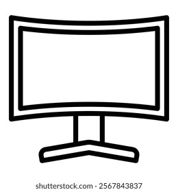 Monitor Icon Element For Design
