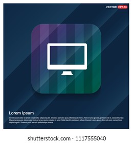 Monitor icon - Free vector icon