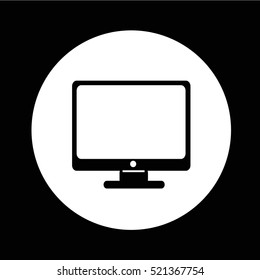 monitor icon illustration design