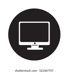 monitor icon illustration design