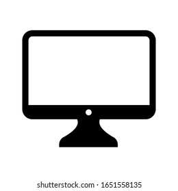 icono de monitor, plantilla de diseño de ilustración. vectoriales 10
