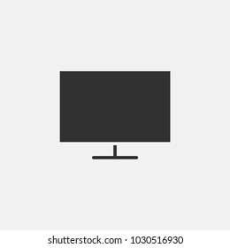 Monitor icon illustration isolated vector sign symbol