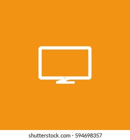Monitor icon illustration isolated vector sign symbol