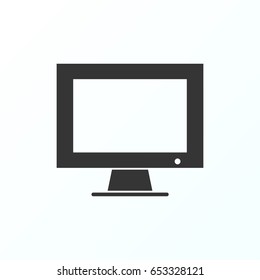 Monitor  icon illustration isolated vector sign symbol