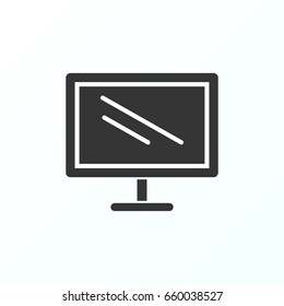 Monitor  icon illustration isolated vector sign symbol