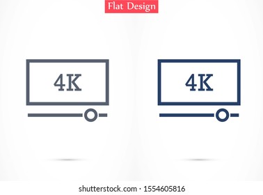monitor  icon line , Vector illustration style monitor vector icon line. monitor vector icon line to work . monitor vector icon line. Computer laptop. Flat design.