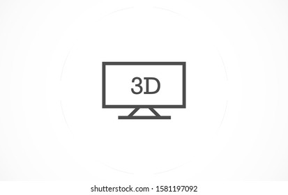 monitor  icon line , Vector illustration style monitor vector icon line. monitor vector icon line to work . monitor vector icon line. Computer laptop. Flat design.