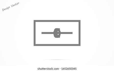 monitor icon line , Vector illustration style monitor vector icon line. monitor vector icon line to work . monitor vector icon line. Computer laptop. Flat design.