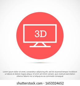 línea de icono de monitor , Línea de icono vectorial de monitor de estilo de ilustración vectorial. monitorizar línea de icono vectorial para trabajar. línea de icono del vector del monitor. Computadora portátil. Diseño plano.