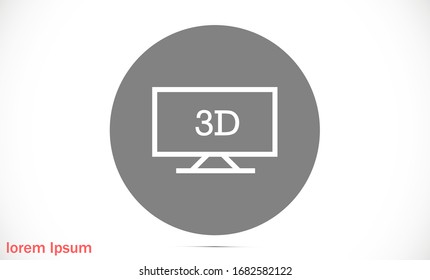 monitor icon line , Vector illustration style monitor vector icon line. monitor vector icon line to work . monitor vector icon line. Computer laptop. Flat design.