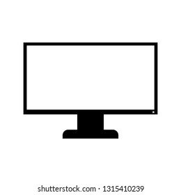 Monitor icon, modern tv icon