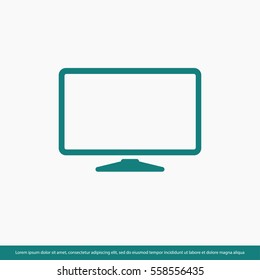 Monitor  icon. One of set web icons