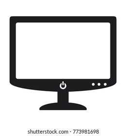 monitor icon, PC icon, computer vector icon, television icon 