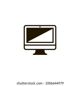 monitor icon. sign design