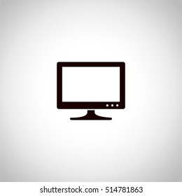 monitor icon. sign design