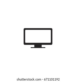 monitor icon. sign design