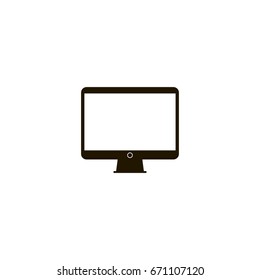monitor icon. sign design