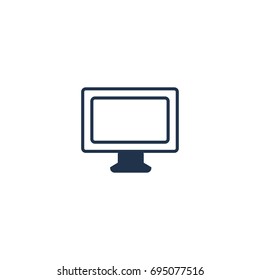 monitor icon. sign design