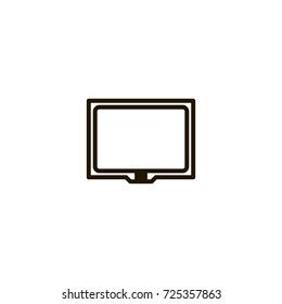 monitor icon. sign design