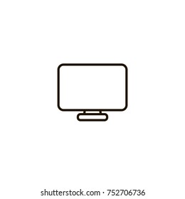 monitor icon. sign design