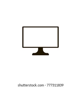 monitor icon. sign design