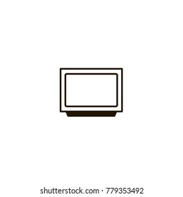 monitor icon. sign design