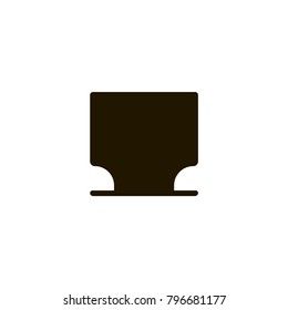 monitor icon. sign design