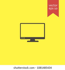 monitor. monitor icon. sign design. Vector EPS 10