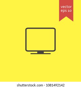 monitor. monitor icon. sign design. Vector EPS 10