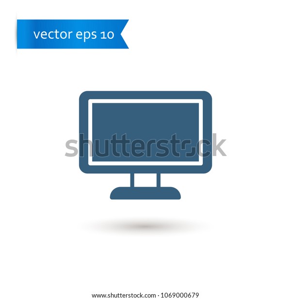 monitor.\
monitor icon. sign design. Vector EPS\
10.