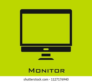 Monitor icon signs