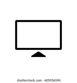 monitor icon stock vector illustration