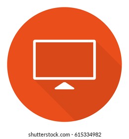 monitor icon stock vector illustration