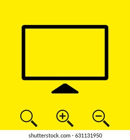 monitor icon stock vector illustration
