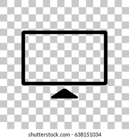 monitor icon stock vector illustration