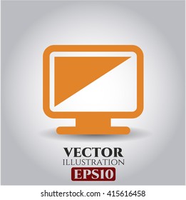 Icono de monitor o símbolo