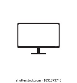 monitor icon symbol sign vector