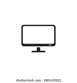 vector de símbolo de icono de monitor