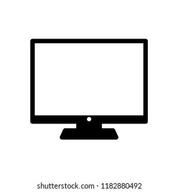 Monitor icon ,television icon logo template