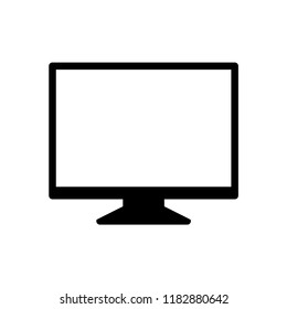 Monitor icon ,television icon logo template