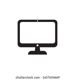 Icono De Monitor En El Vector De Diseño A La Última Hora Eps 10