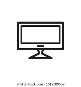 Monitor icon trendy Device Illustration Design
