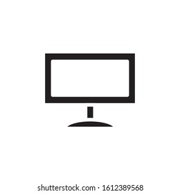 Monitor icon trendy Device Illustration Design