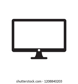monitor icon in trendy flat style 